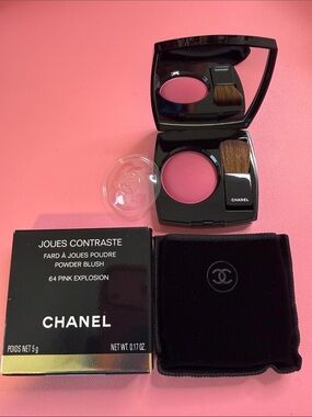 CHANEL Powder Blush - Vibrant Pink